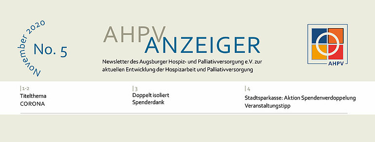 Bild Titelseite AHPV-ANZEIGER No.5