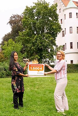 Sommerspende erdgas Schwaben an AHPV e.V.