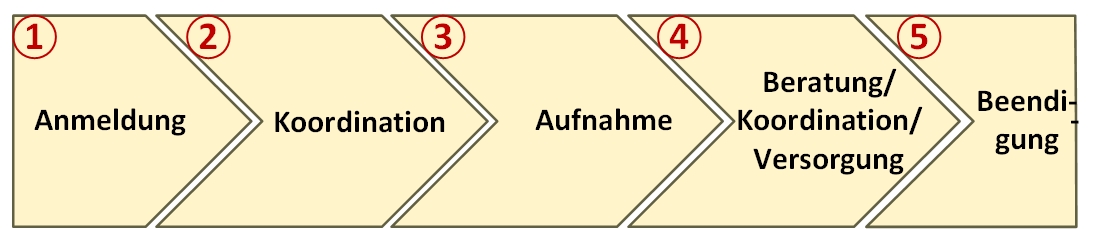 Kernprozess der SAPV in 5 Schritten